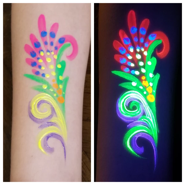 Review of Kraze FX Neon Palette by Kellie Burrus