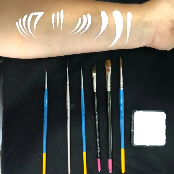 Swirls and Teardrops Face Painting Basics by Marina