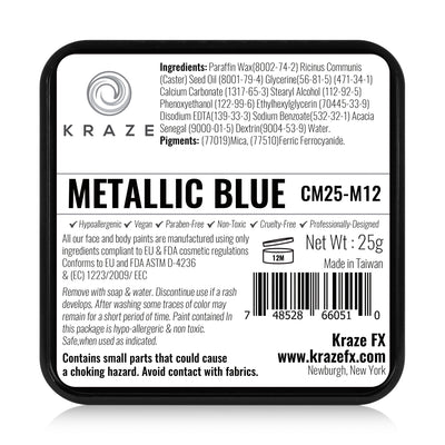 Kraze FX Face Paint - 25 gm - Metallic Blue