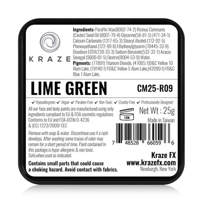 Kraze FX Face Paint - 25 gm - Lime Green