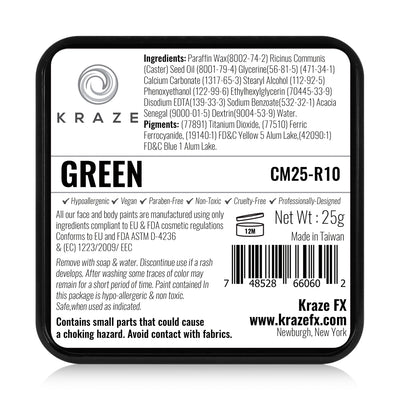 Kraze FX Face Paint - 25 gm - Green