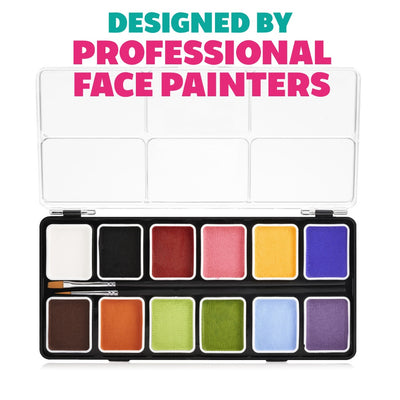 Kraze FX Paint Palette - Fundamentals (12 x 6 gm)