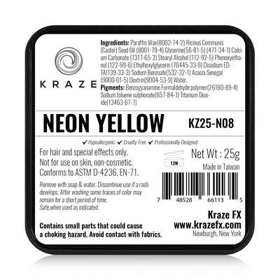 Kraze FX Paint - 25 gm - Neon Yellow