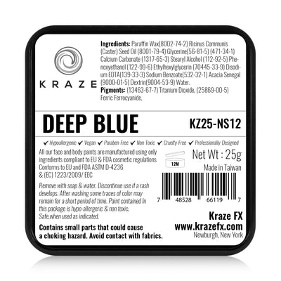 Kraze FX Face Paint - 25 gm - Deep Blue (Non Staining)