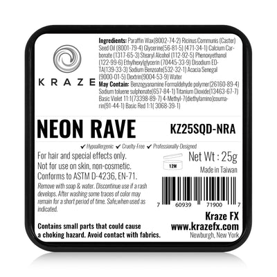 Kraze FX Domed  Neon Split Cake - 25 gm - Neon Rave