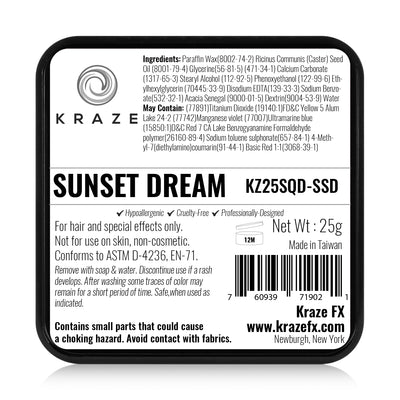 Kraze FX Domed  Neon Split Cake - 25 gm - Sunset Dream