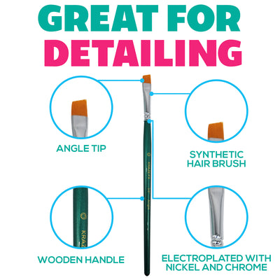 Kraze FX Angle Brush -  3/8"