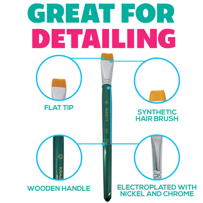 Kraze FX Flat Brush - 3/4"