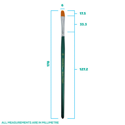 Kraze FX Filbert Brush - Small