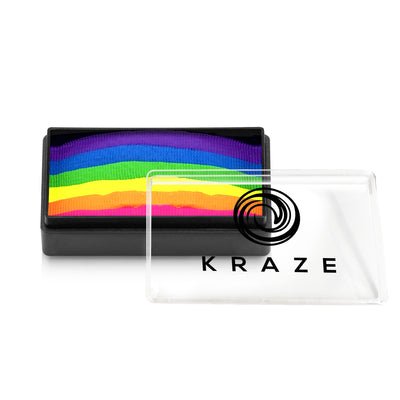 Kraze FX Domed 1-Stroke Neon Split Cake - 25 gm - Bright Neon