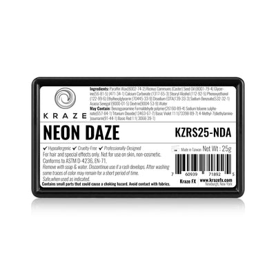 Kraze FX Domed 1-Stroke Neon Split Cake - 25 gm - Neon Daze