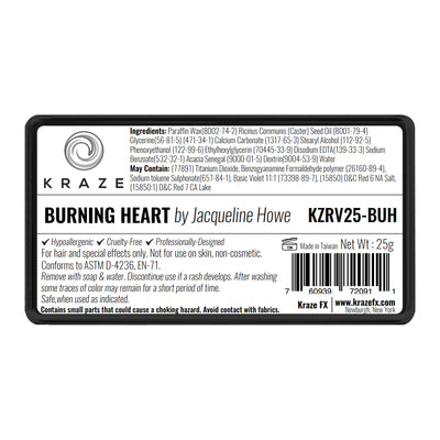 Kraze Dome Stroke - Jacqueline Howe Bold and Brilliant Collection - 25 gm - Burning Heart